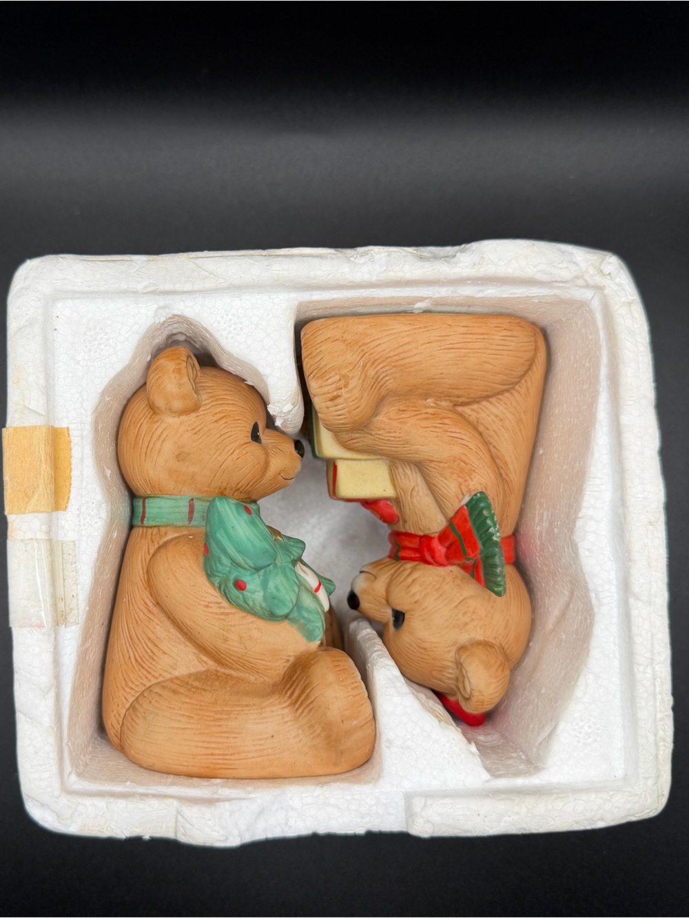 Homco Christmas Bears 5104 Like Nee